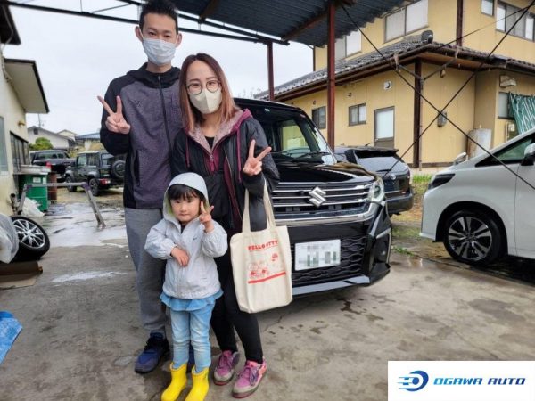 新車 スズキ ソリオご納車です(^^ 茨木県にお住いのK様、ご納車おめでとうございます！！ 長野県から新車を全国販売！超低金利＆限界値引きの小川オート！！  | 長野/須坂 小川オート スタッフブログ